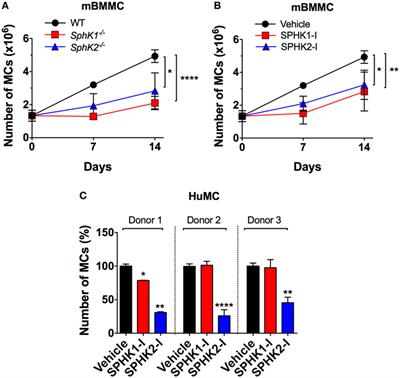 Targeting Sphingosine Kinase Isoforms Effectively Reduces Growth and Survival of Neoplastic Mast Cells With D816V-KIT